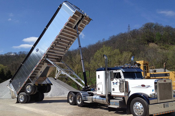 Frameless Dump Trailer